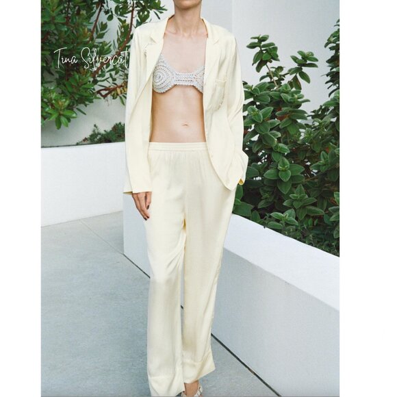 Zara Crochet Top Silver NWT - Picture 5 of 7